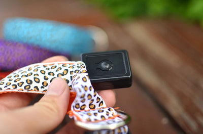 Stylish Leopard Print LED Dog Collar