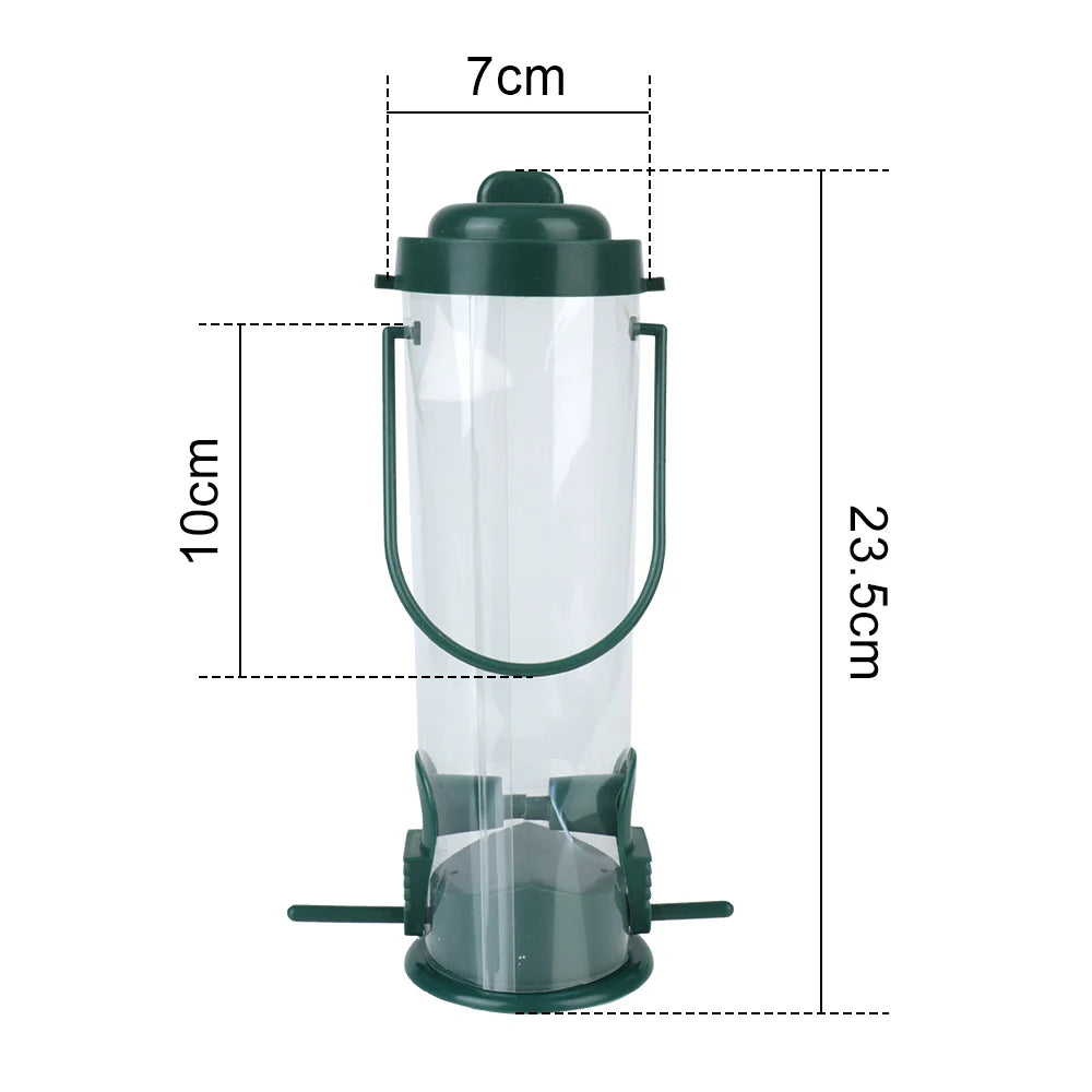 Hanging Bird Feeder Pet Supplies Outdoor Decoration Wild Bird Seed Feeder Garden Paddock Bird Feeding Tool