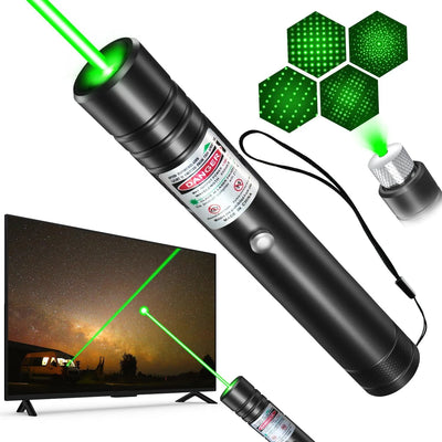 Long Range Green Laser Pointer,3000 Meters High Power Pen Green Lazer Pointer  for Hiking Cat Laser Toy USB Charge Green Light