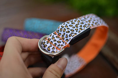 Stylish Leopard Print LED Dog Collar