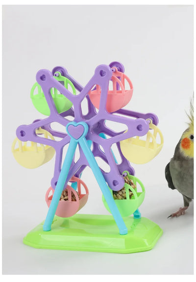 Parrot foraging toy bird food jar bird food box feeder bird cage bird toy decompression toy puzzle toy special