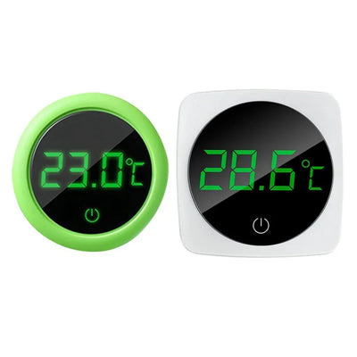 Aquarium Self-Adhesive Thermometer LCD Digital Fish Tank Mini Thermometers Large Screen Monitor Terrarium Temperature Meter0-60℃