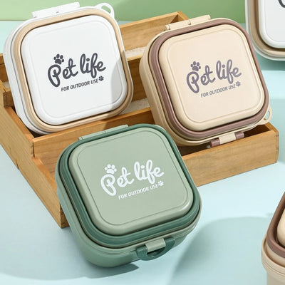 Thickened Folding Pet Bowls Outdoor