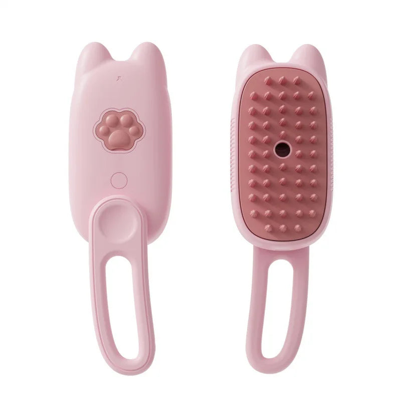 Pet Steam Brush for Cats & Dogs - No Rinse Needed