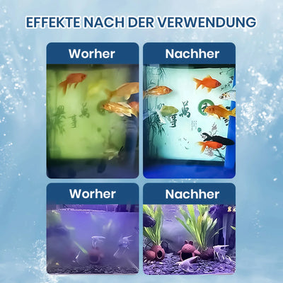 Aquarium Quick Cleaning Powder Water Purifier Fish Tank Water Purifier Algae Remover Safe Environment for Your Fish