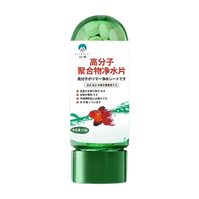 Aquarium Quick Cleaning Powder Water Purifier Fish Tank Water Purifier Algae Remover Safe Environment for Your Fish
