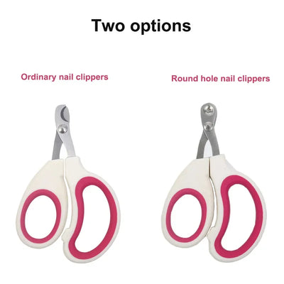 Stainless steel cat and dog nail trimmer featuring ergonomic grip for safe and precise claw care.