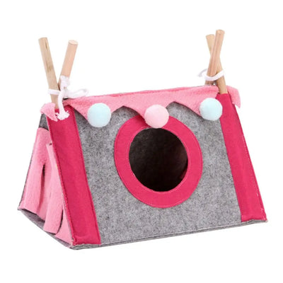 Small Pet Nest Felt Tent Rabbit Nest Hamster House Hamster Cage Large Guinea Pig Cage Guinea Pig Small Animal Bed Accessories