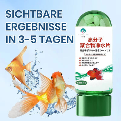 Aquarium Quick Cleaning Powder Water Purifier Fish Tank Water Purifier Algae Remover Safe Environment for Your Fish