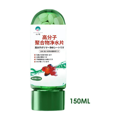 Aquarium Quick Cleaning Powder Water Purifier Fish Tank Water Purifier Algae Remover Safe Environment for Your Fish